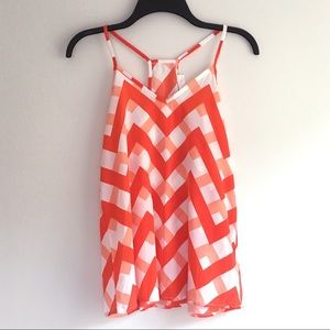 Orange Chevron Top🍊